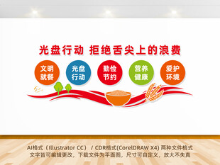 学校食堂文化墙