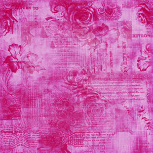 粉色玫瑰复古风纹理背景
