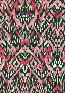 多彩几何图案织物纹理