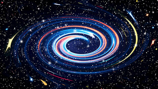 绚丽宇宙漩涡星空