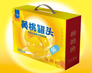 黄桃罐头礼盒装