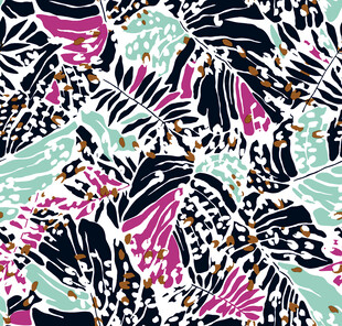 多彩抽象花卉图案纹理