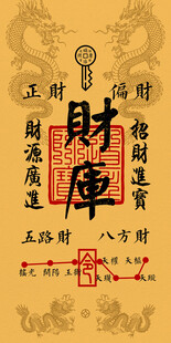 财库财源广进装饰画