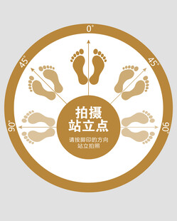 医美机构拍照角度地贴