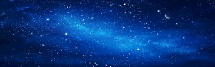 蓝色星空背景