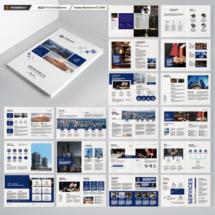 律师事务所画册版式设计