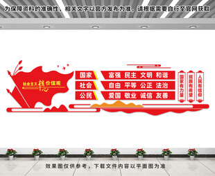 社会主义核心价值观文化墙