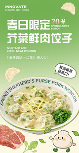 饺子海报