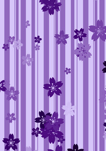 紫色条纹底花卉图案背景