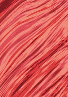 红色波纹纹理布料