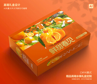 春见礼盒 桔子包装