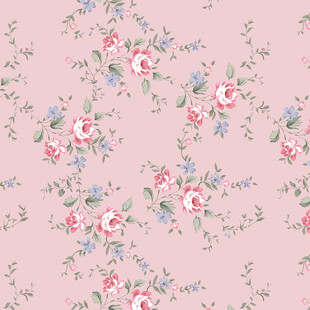 粉色花卉图案壁纸