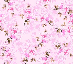 粉色烂漫樱花花卉背景图