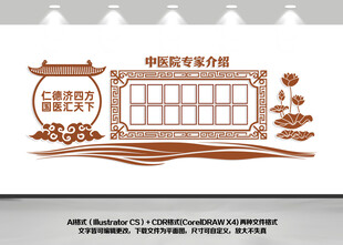 中医院专家介绍文化墙