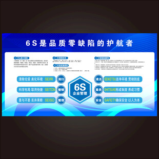 6S管理看板