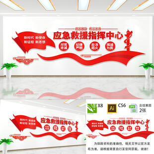 应急救援指挥中心文化墙