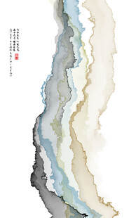 水墨渐变抽象艺术纹理