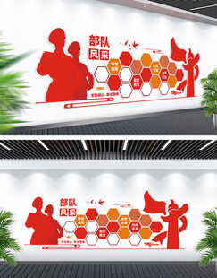  军人风采墙