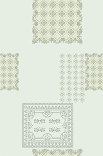 复古风格装饰图案设计