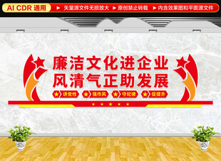 廉洁企业文化墙