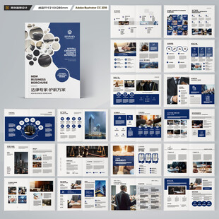 律师事务所画册版式设计