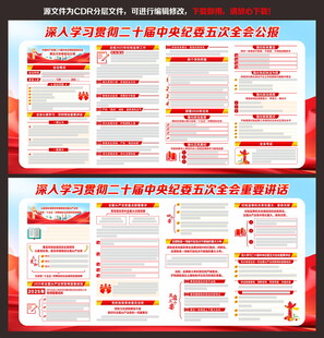 二十届中央纪委五次全会