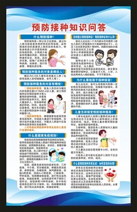 预防接种日海报