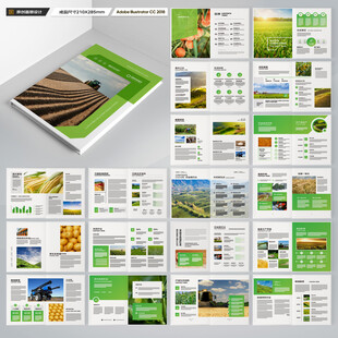 农业画册模板