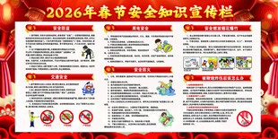 2026春节安全宣传栏