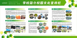 学校简介文化宣传栏