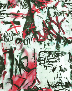 抽象涂鸦艺术作品展示