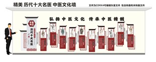 中医文化墙 十大名医