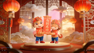 马年国潮片头