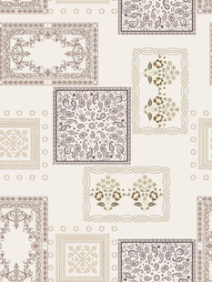 复古几何花纹图案背景