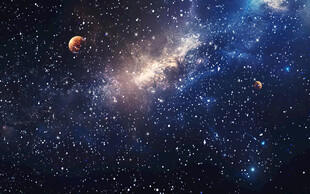 璀璨宇宙星空背景吊顶