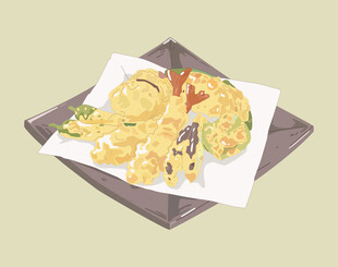 美味日式炒面摆盘精致