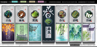 二十四节气养生展板