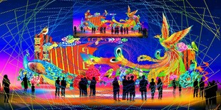 绚丽彩灯展 梦幻视觉盛宴