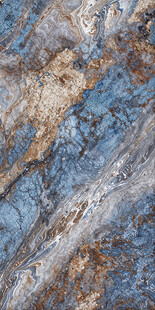 蓝色纹理大理石