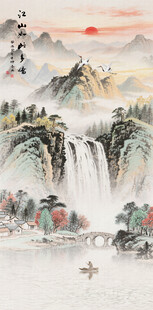 玄关山水画