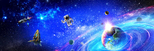巨幅宇宙星空