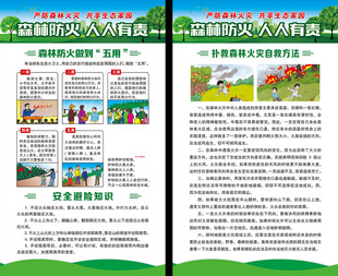 森林防火海报