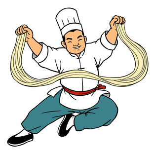 拉面师傅 传统美食  