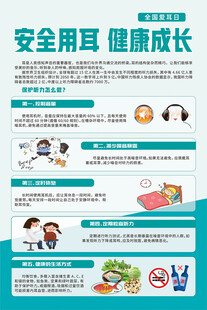 爱耳日海报