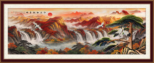 客厅山水画