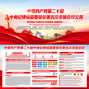 二十届中央纪委五次全会公报