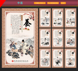中医文化宣传海报展板