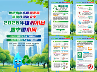 2026世界水日中国水周挂图