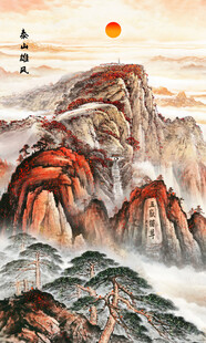 五岳独尊泰山装饰画