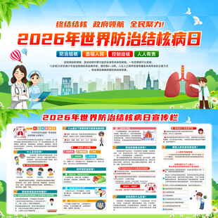 2026年世界防治结核病日展板